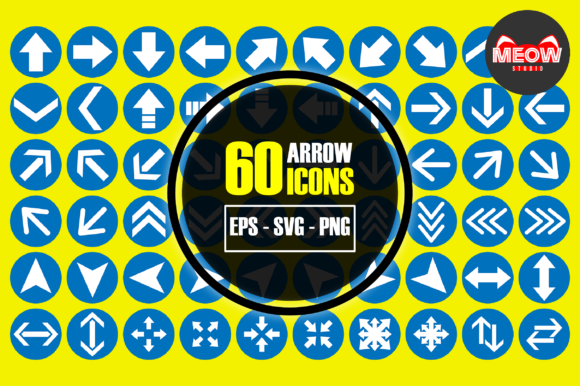 Arrow Icon Set Flat Style for Modern Design
