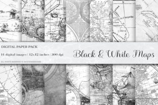 Black White Vintage Maps: A Strategic Tool for Creative and Professional Projects