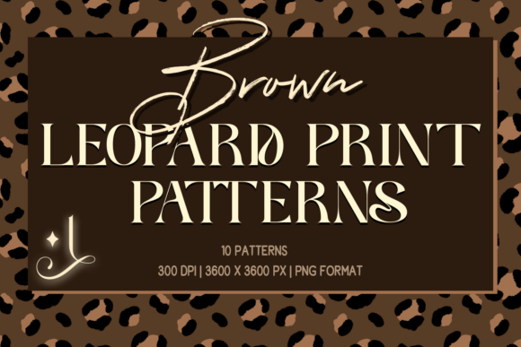 Brown Leopard Print Patterns