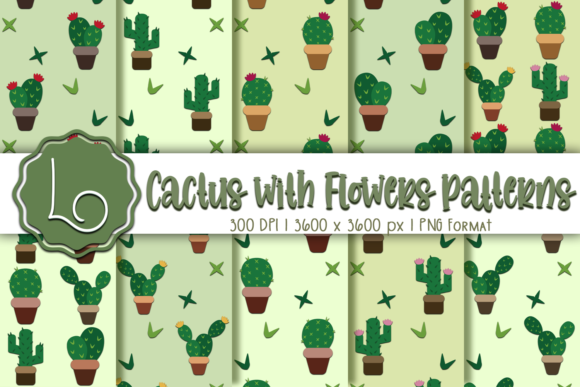Cactus with Flowers Patterns: A Strategic Design Asset for Modern Projects