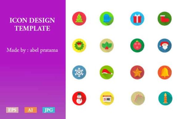 Christmas Icon Set Design