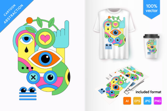 Geometric Cartoon Abstraction