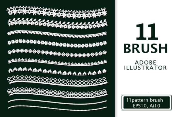 Lace Border. Brushes: A Must-Have for Creative Professionals