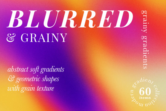 Neon Grainy Gradient Texture Pack: A Bold Addition to Your Design Toolkit