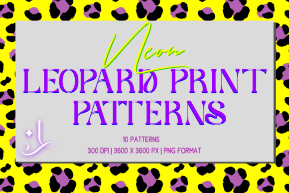 Neon Leopard Print Patterns: A Vibrant Resource for Creative Projects