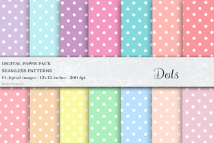 Pastel Dots Seamless Patterns