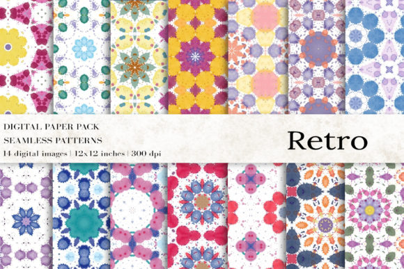 Retro Digital Papers