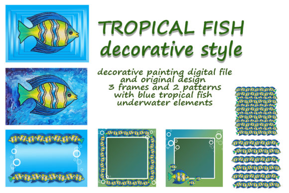 Tropical Fish Decorative Style