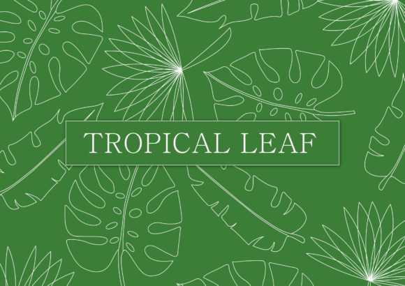 Vector Tropical Leaf Collection